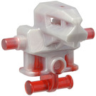 LEGO Transparant Rood Bad Robot met Marbled Pearl Light Grijs (53988 / 55315)