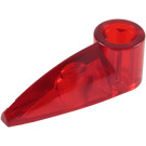 LEGO Transparent Red Claw with Axle Hole (Bionicle Eye) (41669 / 48267)