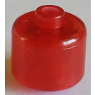 LEGO Rouge transparent Cylindre Bead