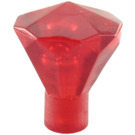 LEGO Transparent Red Diamond (28556 / 30153)