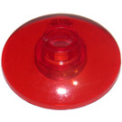 LEGO Transparentes Rot Dish 2 x 2 (4740 / 30063)