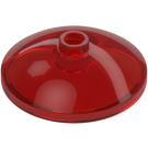 LEGO Rouge Transparent Dish 3 x 3 (35268 / 43898)