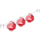 LEGO Duplo Transparent Red Chinese Lanterns on String with Studs (72418)