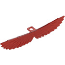 LEGO Transparent Red Feathered Wings Extended (32975 / 93250)