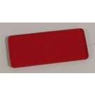 LEGO Rouge transparent Verre for Panneau 3 x 6 x 6 avec Fenêtre