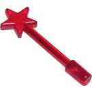 LEGO Transparent Red Magic Wand (6124 / 28681)