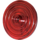 LEGO Rouge transparent Minifig Bouclier Rond (3876)