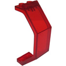 LEGO Transparent Red Panel 3 x 2 x 6 Angled (2466 / 30226)