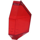 LEGO Transparent Red Panel 3 x 3 x 6 Corner (2468)