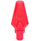 LEGO Rojo transparente Lanza Cabeza Tip (27257)