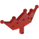 LEGO Transparent Red Tiara with 5 Rounded Points (29171 / 33322)