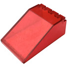 LEGO Rouge transparent Pare-brise 6 x 4 x 2 Canopée (4474)