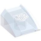 LEGO Transparent Slope 1 x 2 x 2 Curved with "TAG HEUER" (4973 / 106959)
