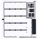 LEGO Transparent Sticker Sheet for Set 10233 (12953)