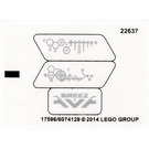 LEGO Transparent Sticker Sheet for Set 44027 (17596)