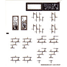 레고 Transparent Sticker Sheet for Set 4867 (98269)