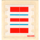 LEGO Transparent Aufkleber Sheet for Set 6349 / 6592