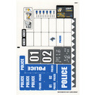 LEGO Transparent Sticker Sheet for Set 7498 (93310)