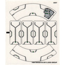 LEGO Transparent Sticker Sheet for Set 76003 (14647)