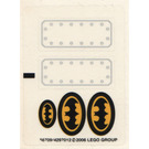 LEGO Transparant Sticker Sheet for Set 7780 (56709)