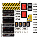 LEGO Transparent Aufkleber Sheet for Set 7898 (56603)