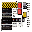 레고 Transparent Sticker Sheet for Set 7898 (56603)