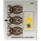 LEGO Transparent Sticker Sheet for Set 79006 (14633)