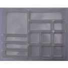 LEGO Transparent Storage Tray - 13 Compartments (167915)