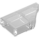 LEGO Transparent Fliese 1 x 2 45° Abgewinkelt Cut Rechts (5092)