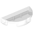 LEGO Transparent Tuile 1 x 2 avec Demi Cercle (1748)