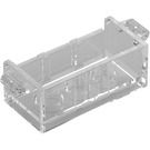 LEGO Transparent Treasure Chest Bottom with Slots (4738 / 54195)