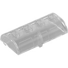 LEGO Transparent Treasure Chest Lid 2 x 4 with Thick Hinge (4739 / 29336)