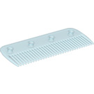 LEGO Transparent Very Light Blue Comb 2 x 4 with 4 Holes (51034)