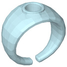 LEGO Transparant zeer lichtblauw Ring Ø14,7 - Polished (51686)