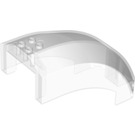 LEGO Transparent Windscreen 12 x 6 x 6 Curved with Pin Holes (41881 / 94531)