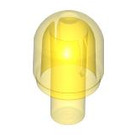 LEGO Transparant Geel Staaf 1 met lichte dekking (29380 / 58176)