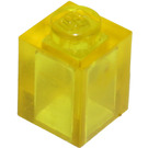 LEGO Jaune transparent Brique 1 x 1 (3005 / 30071)