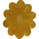 LEGO Transparent Yellow Clikit Daisy 2 x 2 with 10 Petals (45455 / 46281)