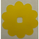 LEGO Giallo trasparente Clikits Film Fiore con 10 Petali 6 x 6 (46470)