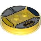 LEGO Transparent Yellow Dimensions Stand with Excalibur Batman (18868 / 19981)