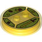 LEGO Transparent Yellow Dimensions Stand with Sword, snail (Adventure Time) (18868 / 19981)