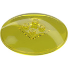 LEGO Transparent Yellow Dish 6 x 6 (35327 / 44375)