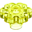 LEGO Transparent Yellow Flower 2 x 2 with Open Stud (4728 / 30657)