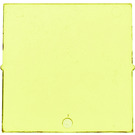 LEGO Transparent Yellow Glass for Window 1 x 6 x 5 (3762)