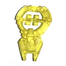 LEGO Transparent Yellow Hero Factory Chest Badge (87799)