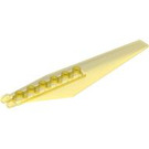 LEGO Transparent Yellow Hinge Plate 1 x 12 with Angled Sides and Tapered Ends (53031 / 57906)