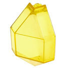 LEGO Transparent Yellow Panel 3 x 3 x 6 Corner (2468)