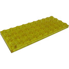 LEGO Transparent Yellow Plate 4 x 10 (3030)