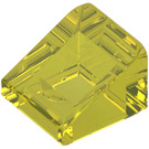 LEGO Giallo trasparente Pendenza 1 x 1 (31°) (50746 / 54200)