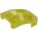 LEGO Transparent Yellow Windscreen 10 x 6 x 4 Curved (18729 / 43376)